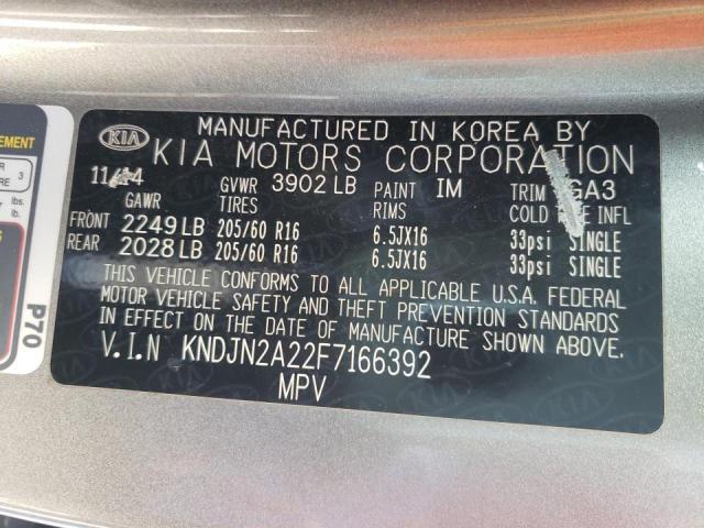 Photo 10 from auction – 2015 KIA SOUL with VIN KNDJN2A22F7166392