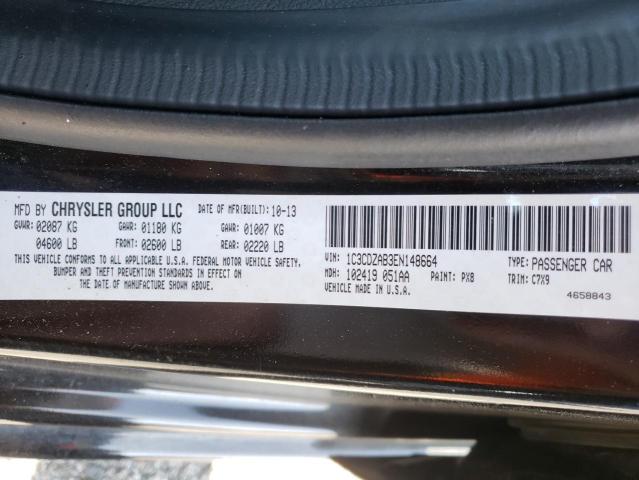 Photo 10 from auction – 2014 DODGE AVENGER SE with VIN 1C3CDZAB3EN148664