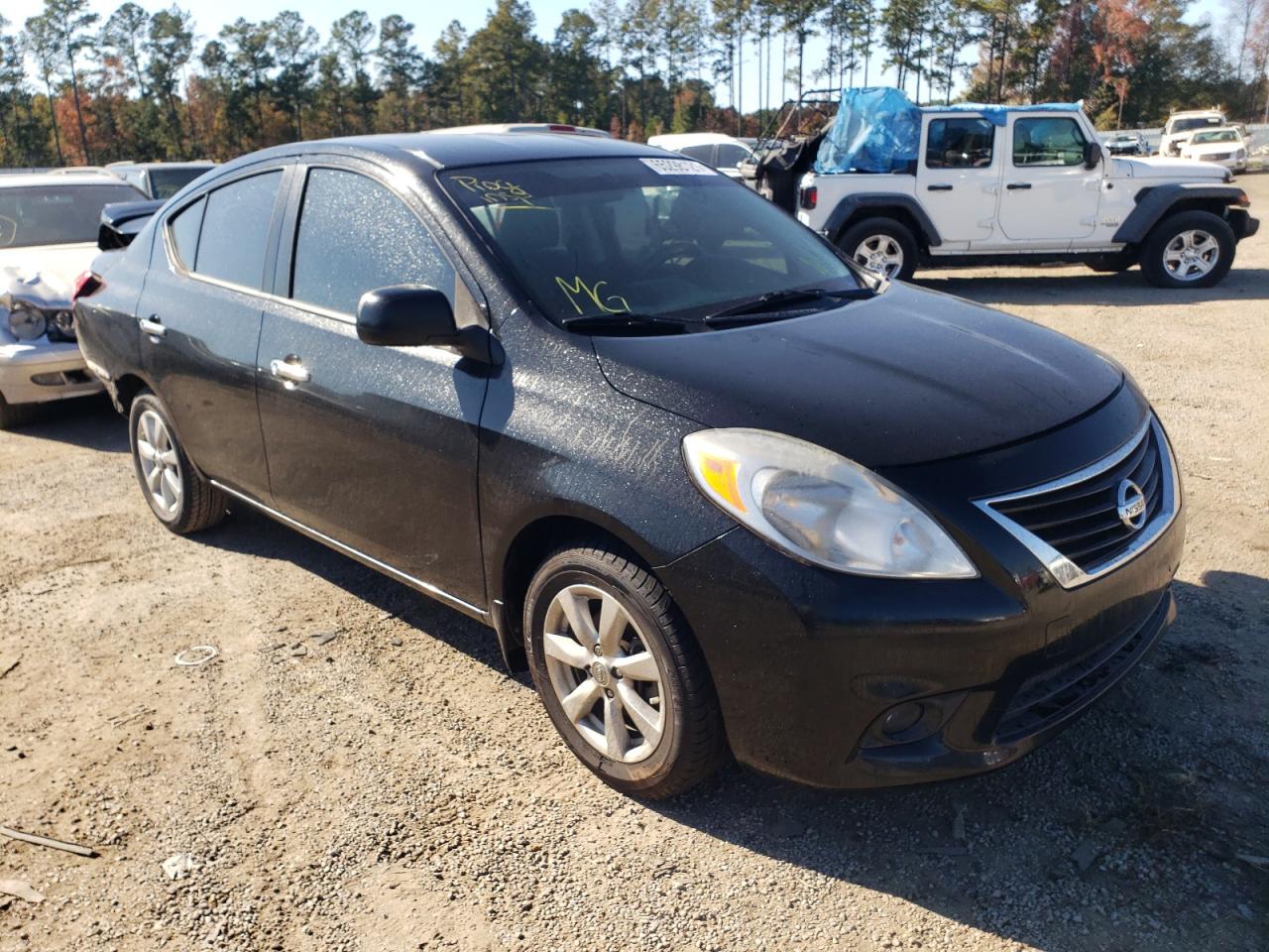 NISSAN VERSA S 2013 with VIN 3N1CN7AP7DL851453 - Photo from auction