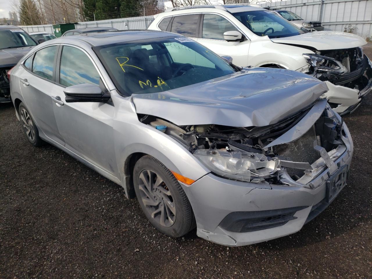 HONDA CIVIC EX 2016 with VIN 2HGFC2F72GH006570 - Photo from auction