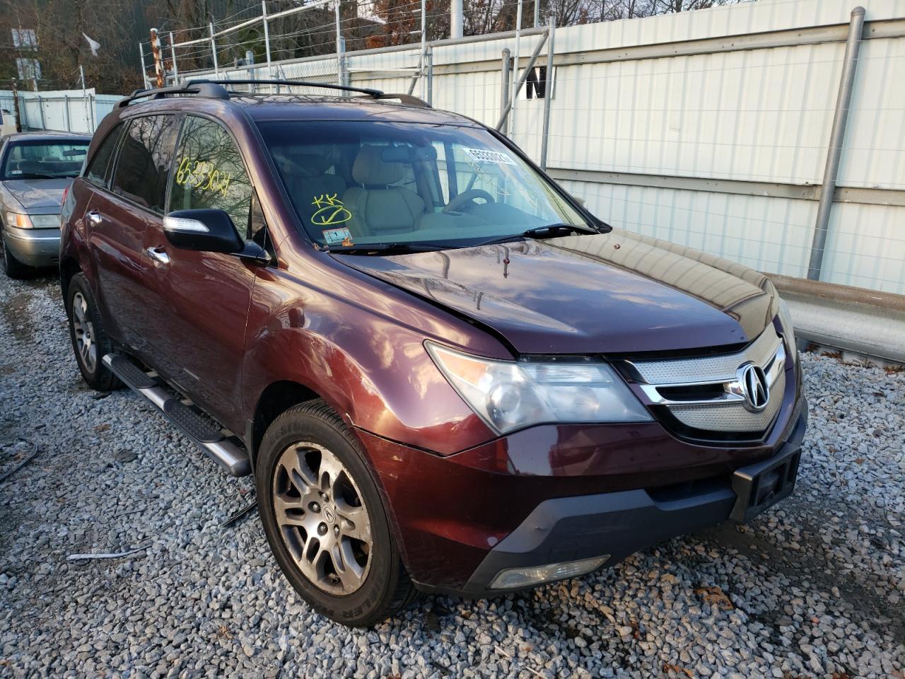 ACURA MDX TECHNO 2008 with VIN 2HNYD284X8H545179 - Photo from auction
