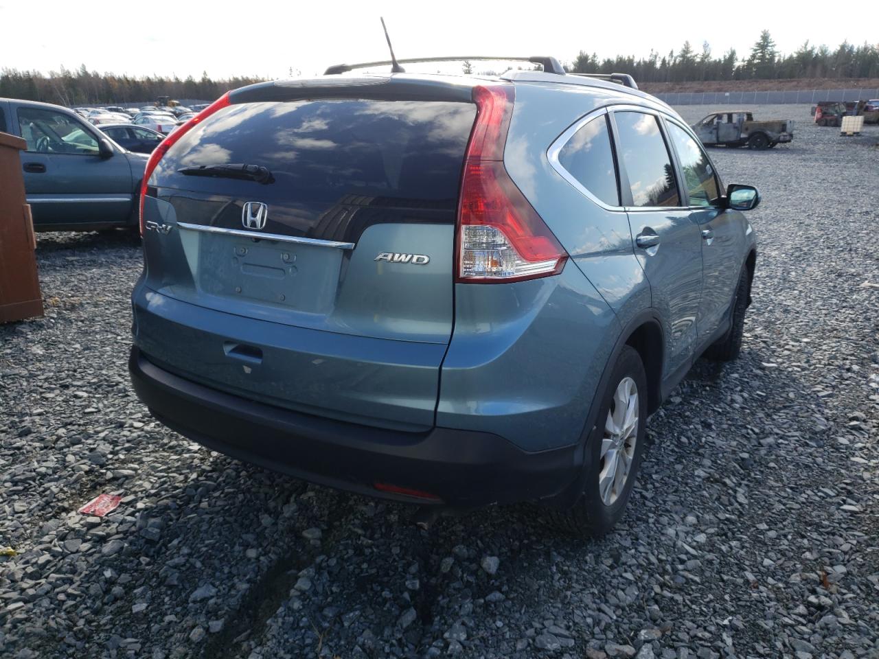 Photo 4 from auction – 2014 HONDA CR-V EX with VIN 2HKRM4H57EH119757