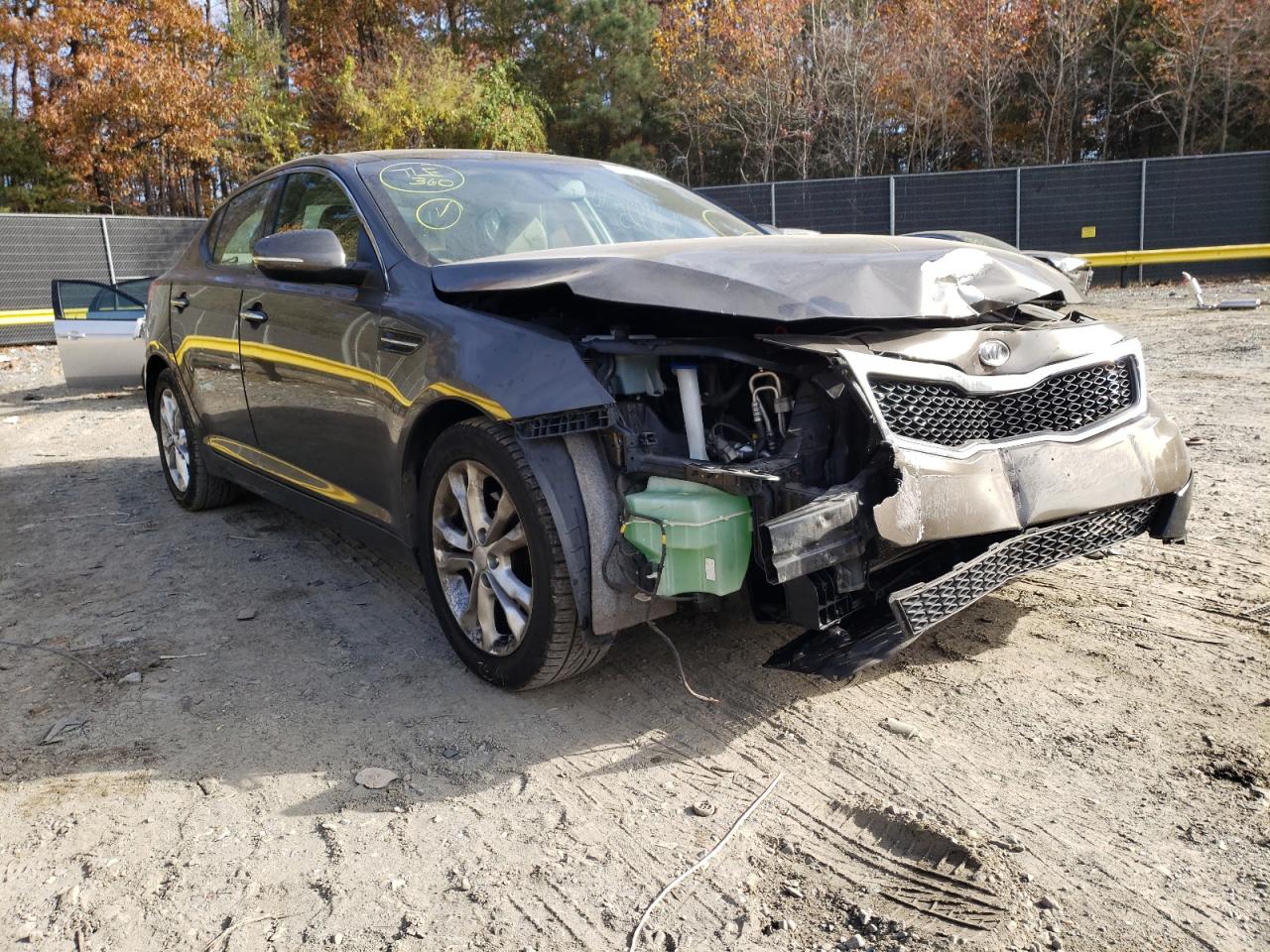 KIA OPTIMA EX 2012 with VIN 5XXGN4A73CG069934 - Photo from auction
