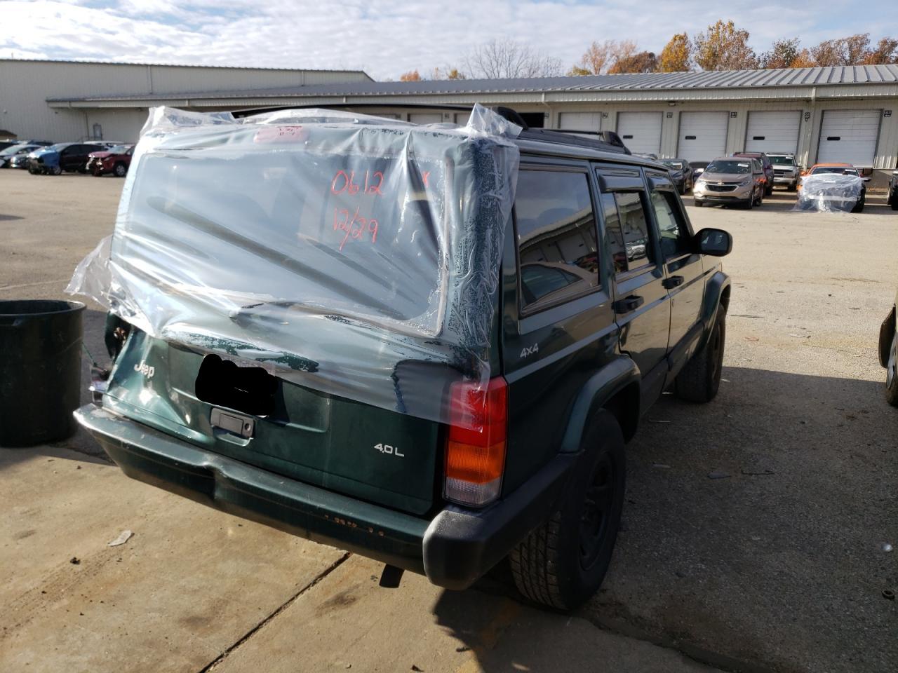 Photo 4 from auction – 1999 JEEP CHEROKEE S with VIN 1J4FF68S6XL630612