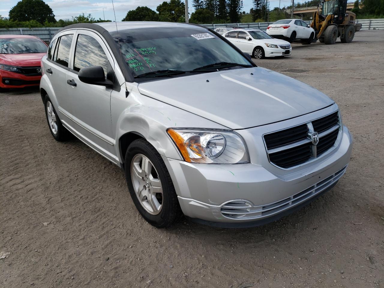DODGE CALIBER SX 2007 with VIN 1B3HB48B77D306739 - Photo from auction