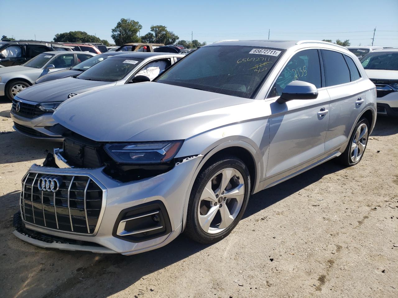 Photo 2 from auction – 2021 AUDI Q5 PREMIUM with VIN WA1BAAFY7M2110864