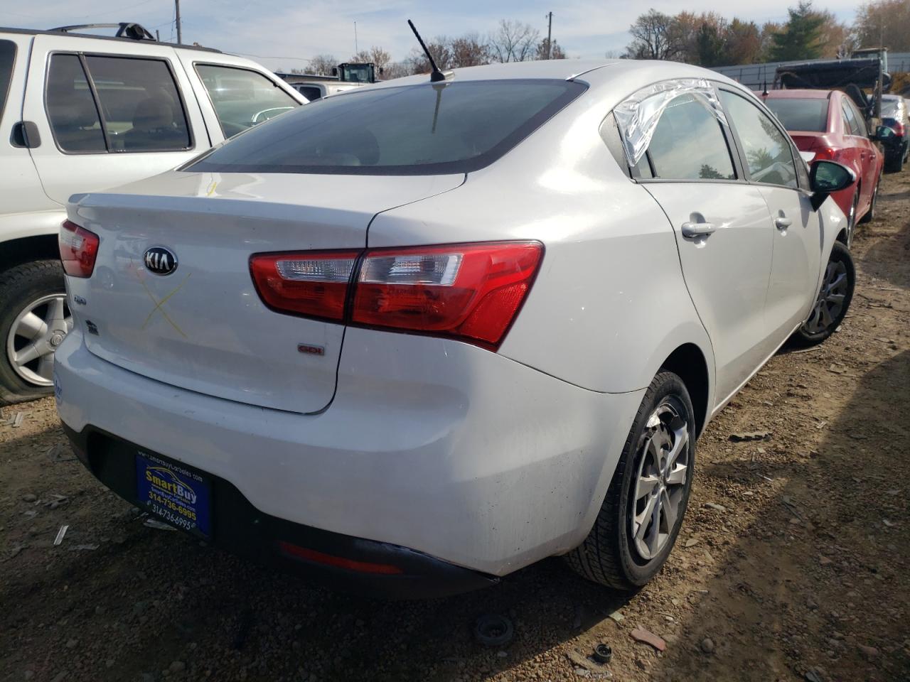 Photo 4 from auction – 2014 KIA RIO LX with VIN KNADM4A33E6330755