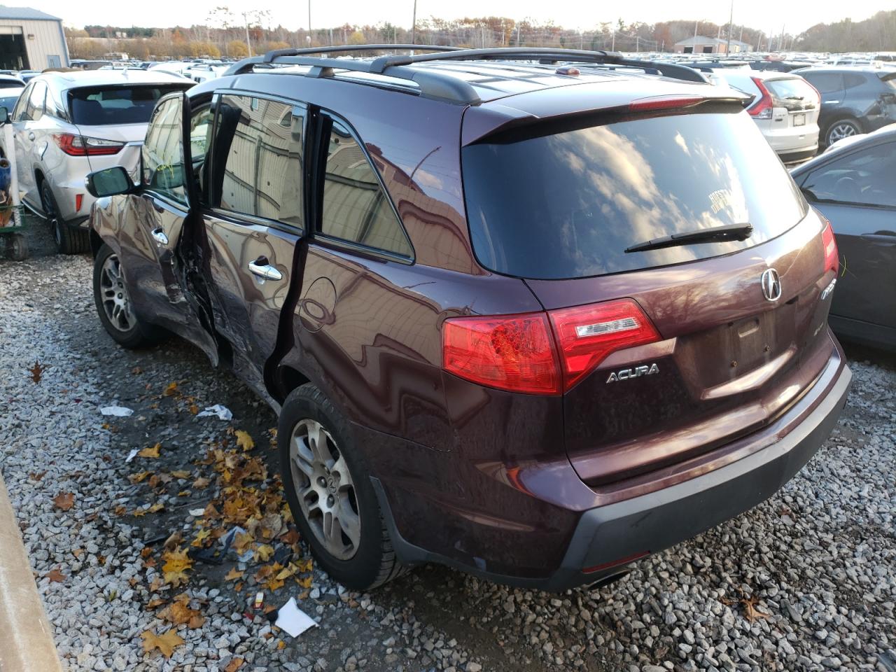 Photo 3 from auction – 2008 ACURA MDX TECHNO with VIN 2HNYD284X8H545179