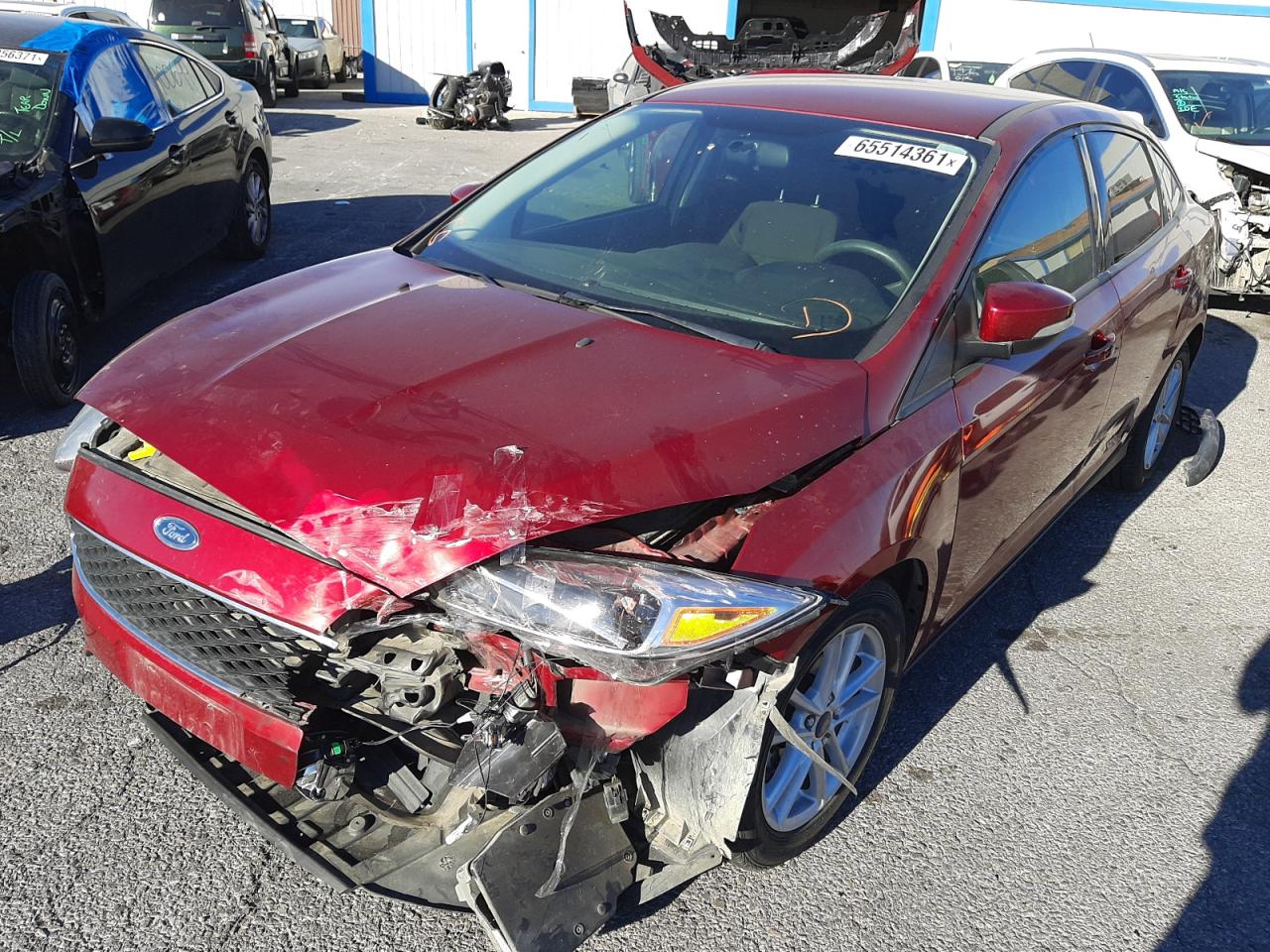 Photo 2 from auction – 2017 FORD FOCUS SE with VIN 1FADP3FE8HL238924