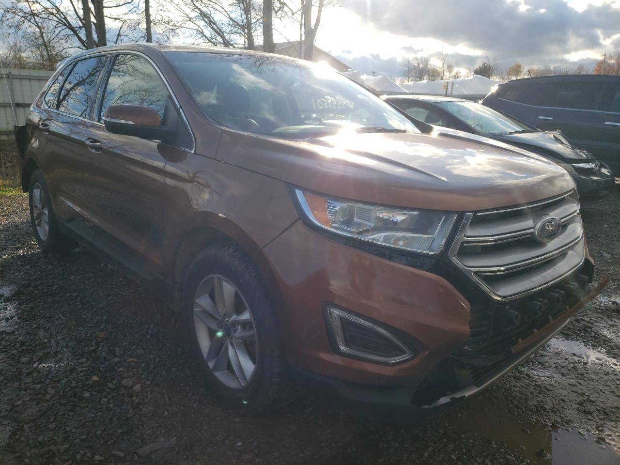 FORD EDGE SEL 2017 with VIN 2FMPK3J98HBC28468 - Photo from auction