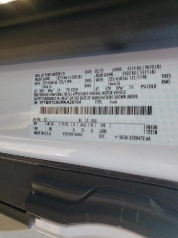 Photo 10 from auction – 2021 FORD TRANSIT T- with VIN 1FTBR1C85MKA28764
