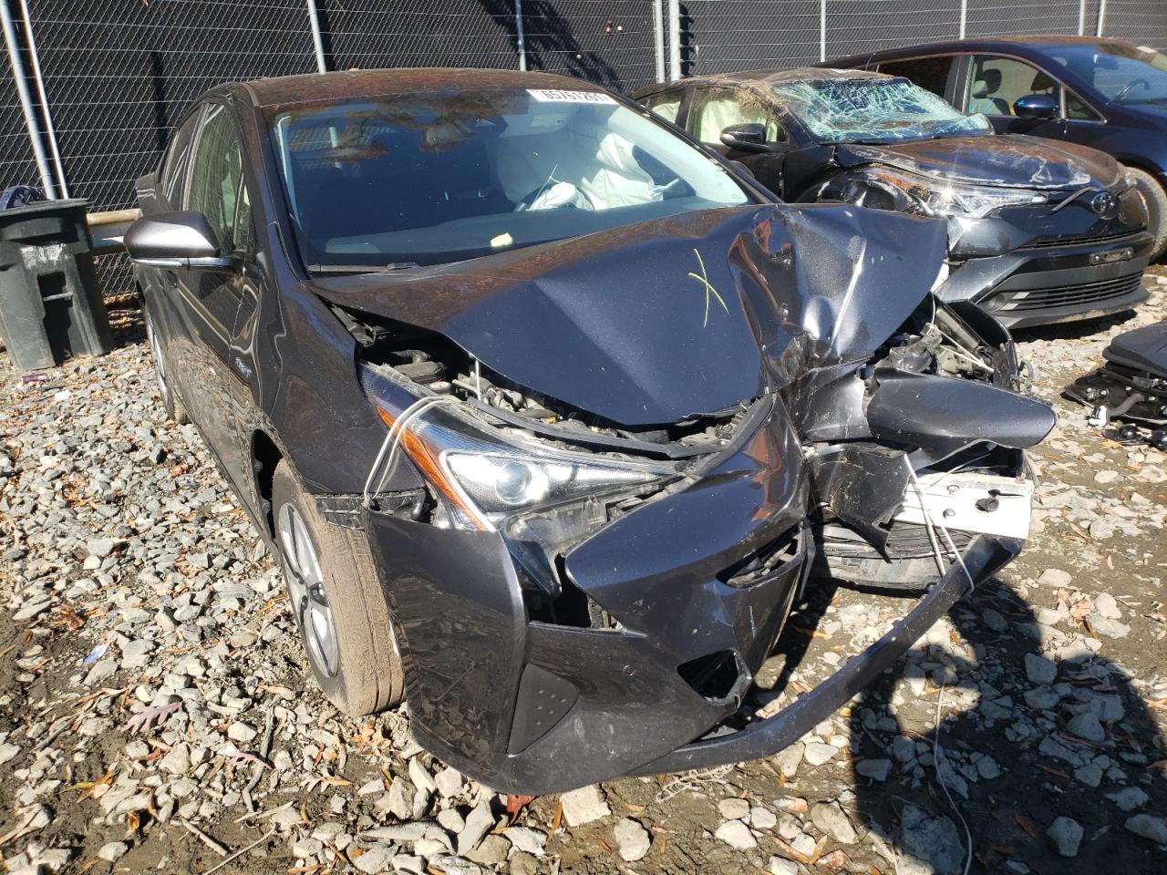 TOYOTA PRIUS 2018 with VIN JTDKBRFU3J3064535 - Photo from auction