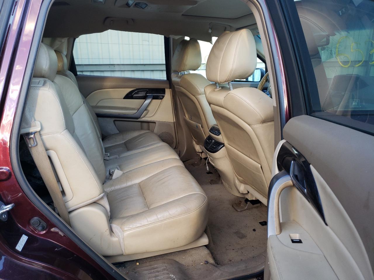 Photo 6 from auction – 2008 ACURA MDX TECHNO with VIN 2HNYD284X8H545179
