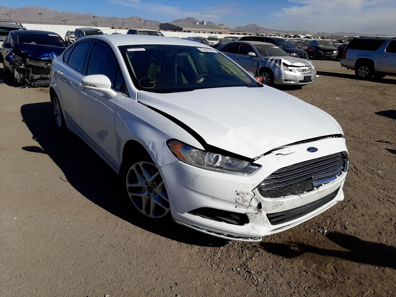 FORD FUSION SE 2016 with VIN 3FA6P0HD6GR195163 - Photo from auction