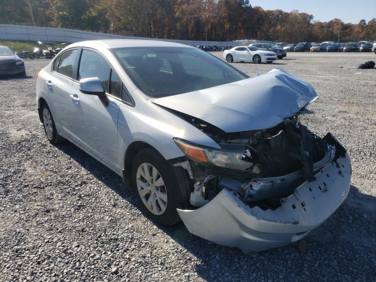 Photo 1 from auction – 2012 HONDA CIVIC LX with VIN 2HGFB2F57CH509670