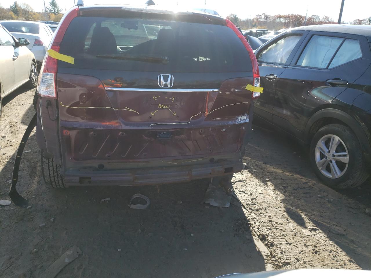 Photo 9 from auction – 2012 HONDA CR-V EXL with VIN 5J6RM4H70CL029466