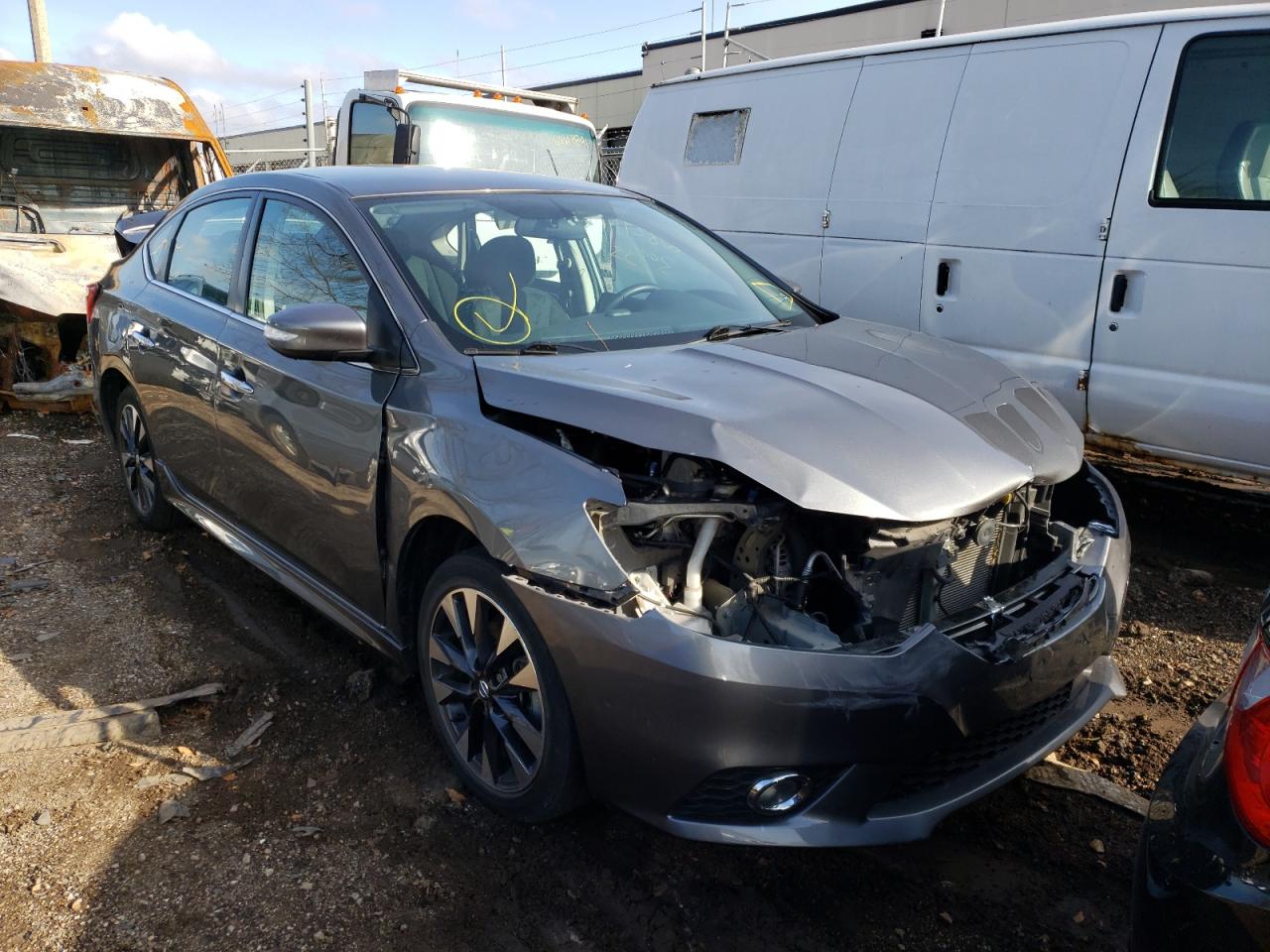 Photo 1 from auction – 2019 NISSAN SENTRA with VIN 3N1AB7AP3KY216665