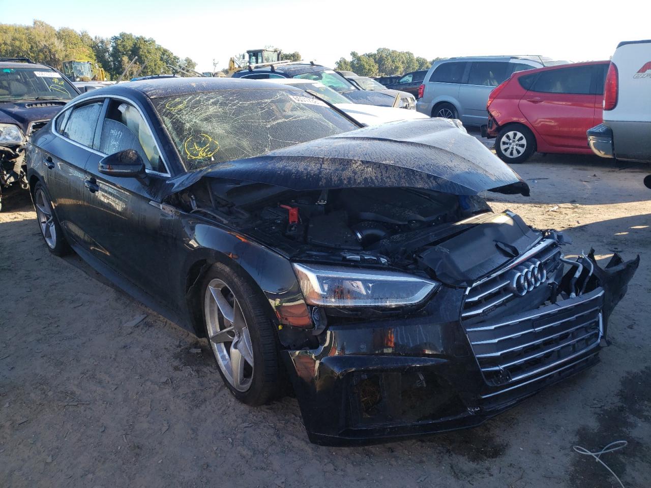 AUDI A5 PREMIUM 2018 with VIN WAUENCF54JA008493 - Photo from auction