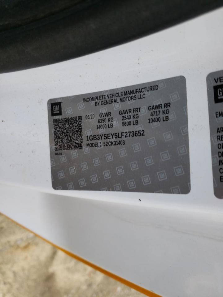 Photo 10 from auction – 2020 CHEVROLET SILVERADO with VIN 1GB3YSEY5LF273652
