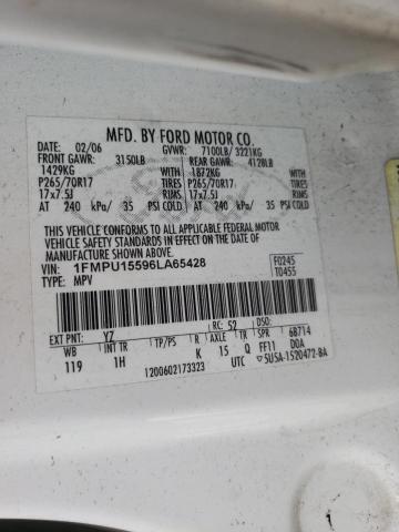 Photo 10 from auction – 2006 FORD EXPEDITION with VIN 1FMPU15596LA65428