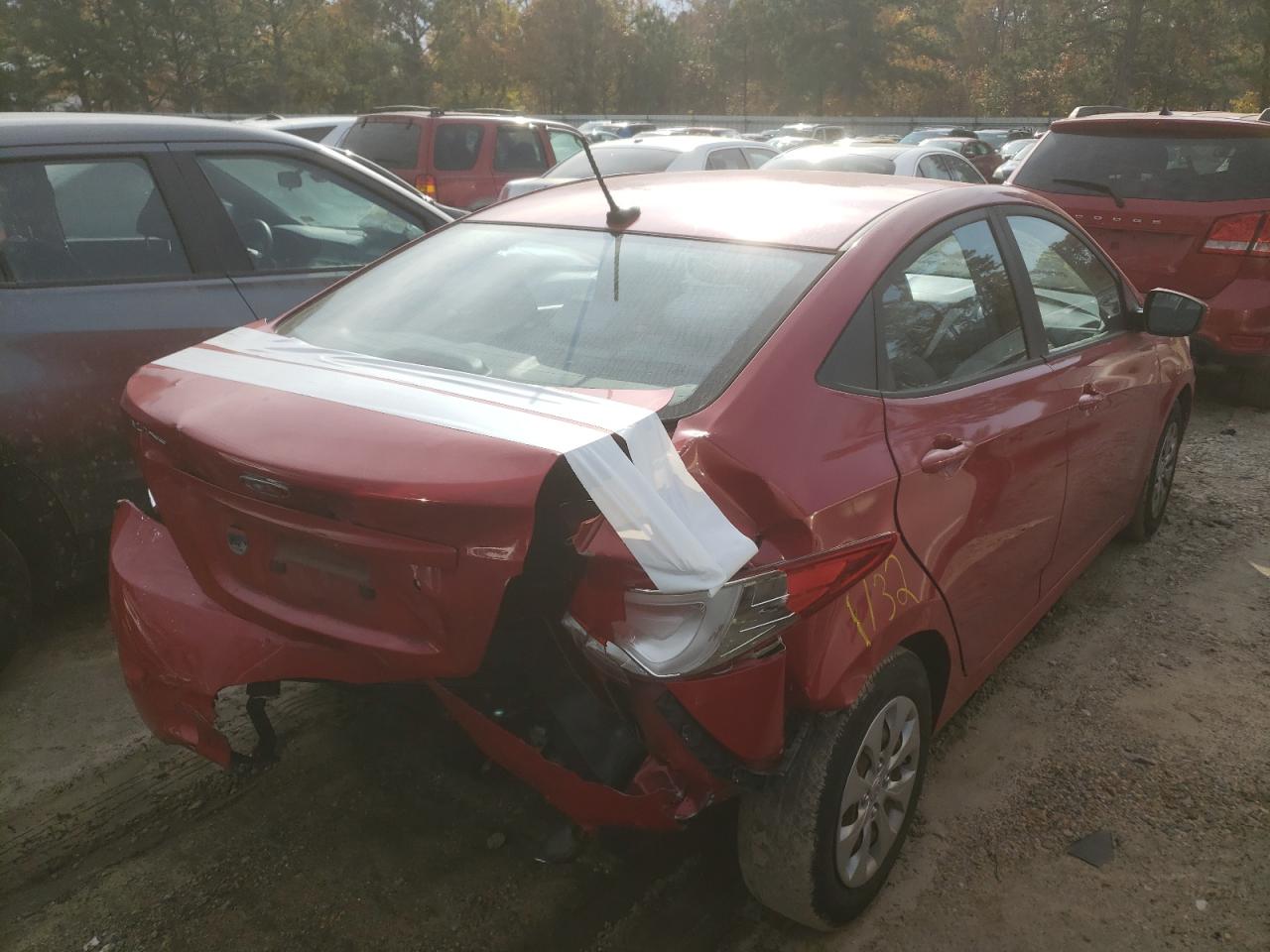 Photo 4 from auction – 2016 HYUNDAI ACCENT SE with VIN KMHCT4AE6GU107199