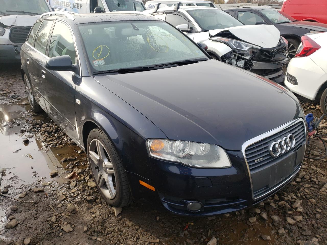AUDI A4 2.0T AV 2007 with VIN WAUKF78E97A179043 - Photo from auction