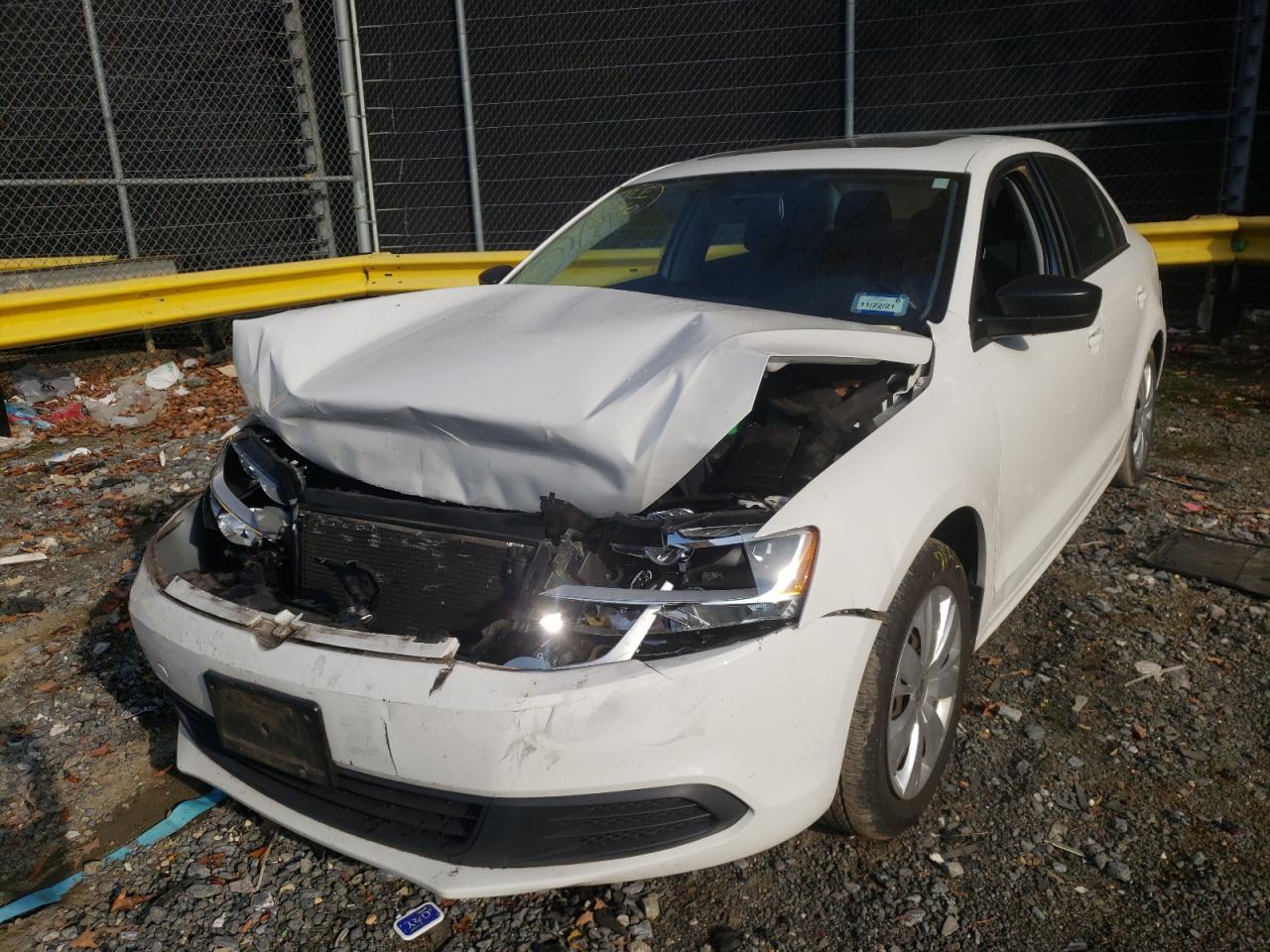 Photo 2 from auction – 2012 VOLKSWAGEN JETTA BASE with VIN 3VW1K7AJ2CM382187