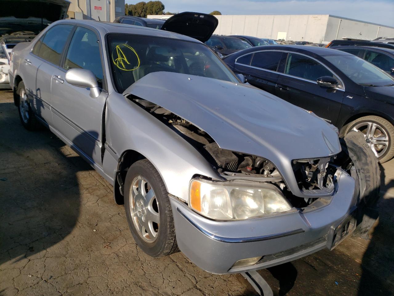 ACURA 3.5RL 2002 with VIN JH4KA96532C014696 - Photo from auction