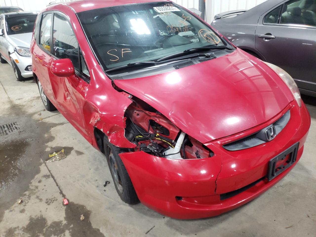 HONDA FIT 2008 with VIN JHMGD38458S050984 - Photo from auction