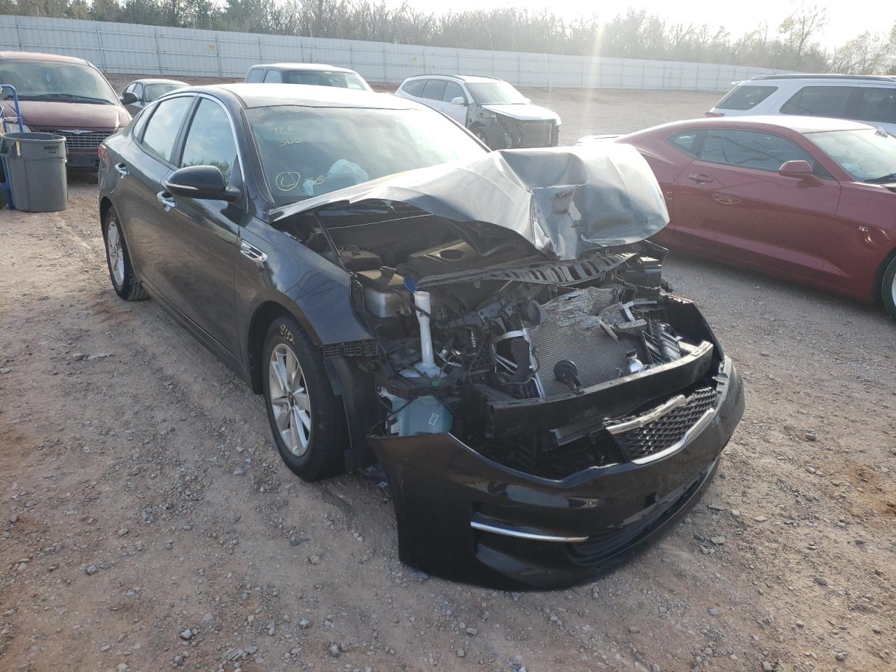 KIA OPTIMA LX 2018 with VIN 5XXGT4L38JG209358 - Photo from auction