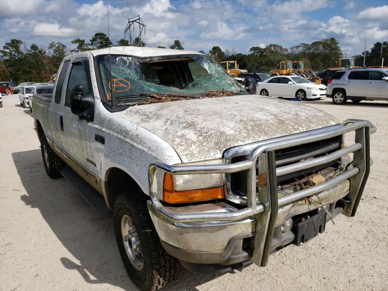 FORD F250 SUPER 2001 with VIN 1FTNX21F21EA99117 - Photo from auction