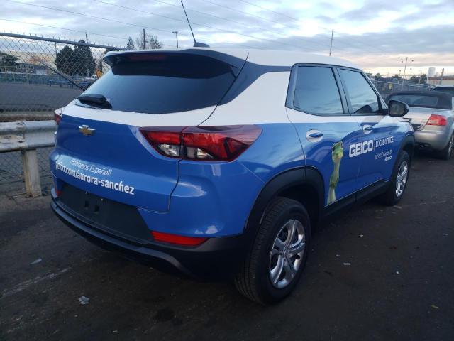 Photo 4 from auction – 2021 CHEVROLET TRAILBLAZE with VIN KL79MLS23MB136545