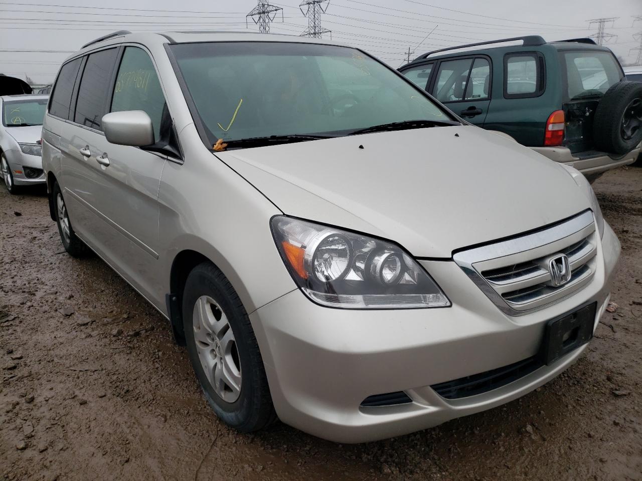 HONDA ODYSSEY EX 2007 with VIN 5FNRL38757B442205 - Photo from auction