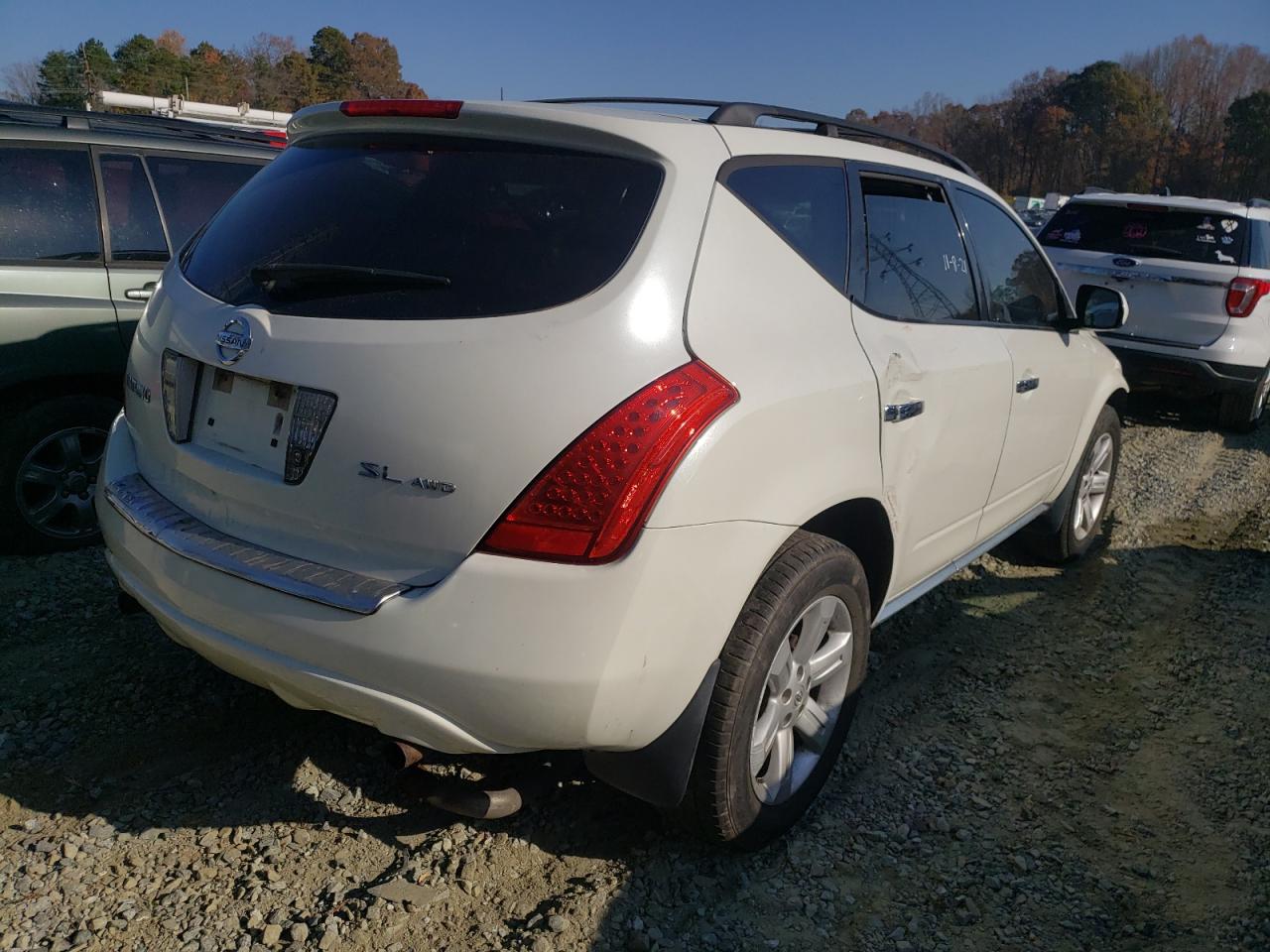 Photo 4 from auction – 2007 NISSAN MURANO SL with VIN JN8AZ08W87W665579