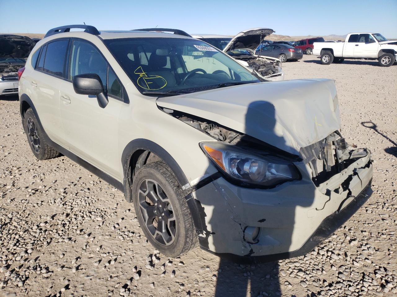 SUBARU XV CROSSTR 2014 with VIN JF2GPAKC3E8214448 - Photo from auction