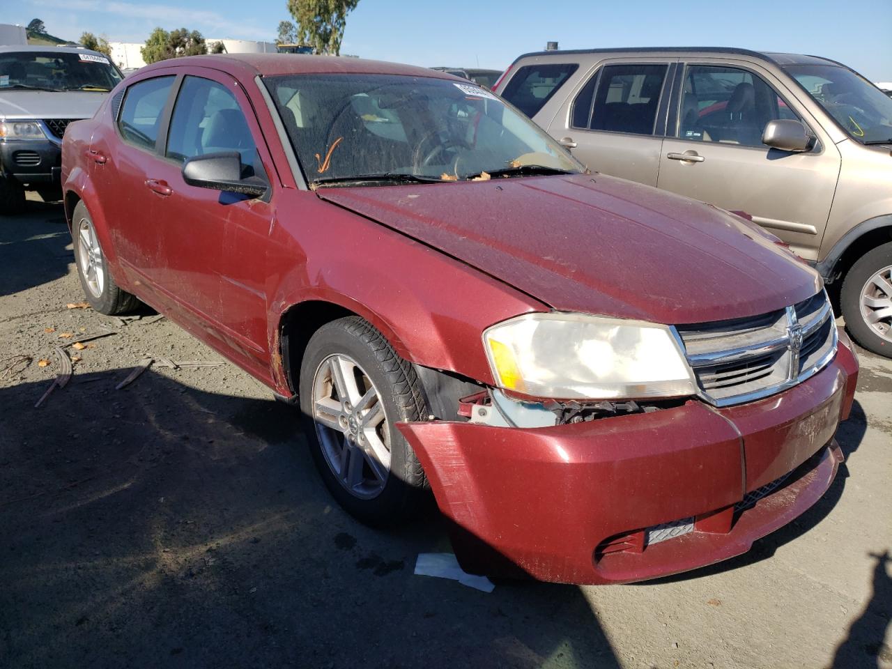 DODGE AVENGER SX 2008 with VIN 1B3LC56RX8N615047 - Photo from auction
