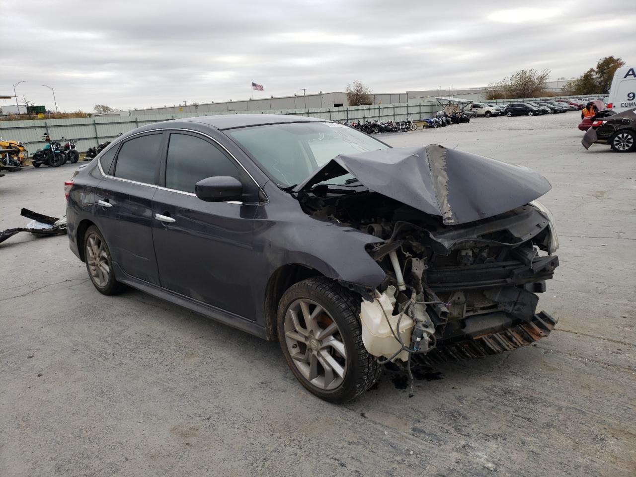 NISSAN SENTRA S 2013 with VIN 3N1AB7AP5DL665233 - Photo from auction
