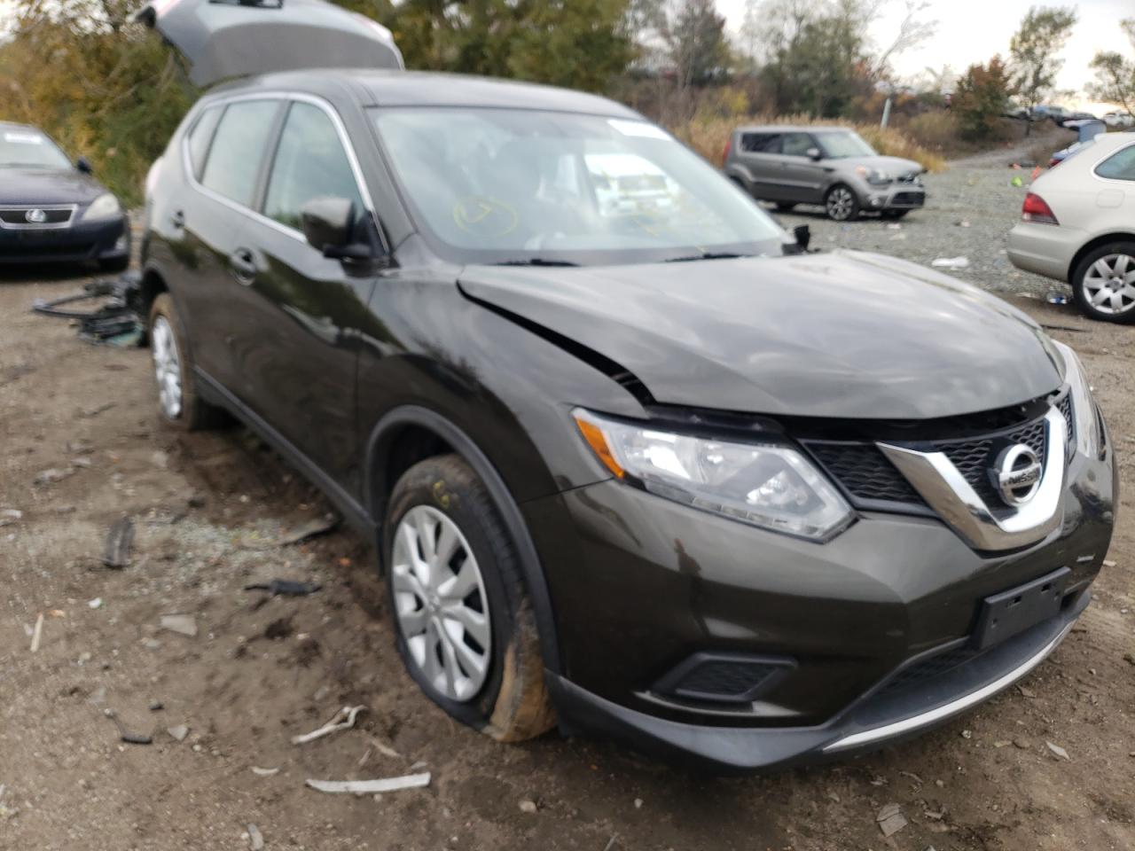 NISSAN ROGUE S 2016 with VIN KNMAT2MV4GP721842 - Photo from auction