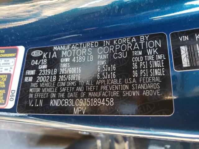 Photo 10 from auction – 2018 KIA NIRO FE with VIN KNDCB3LC9J5189458