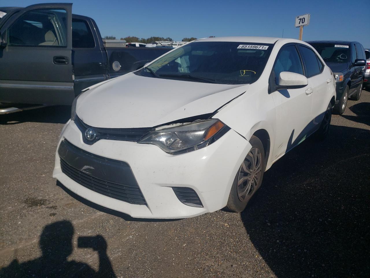 Photo 2 from auction – 2016 TOYOTA COROLLA L with VIN 2T1BURHE8GC712581