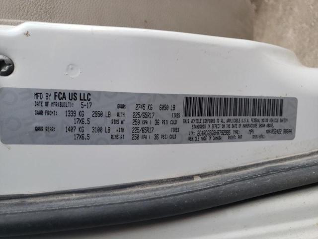 Photo 10 from auction – 2017 DODGE GRAND CARA with VIN 2C4RDGBG8HR792995