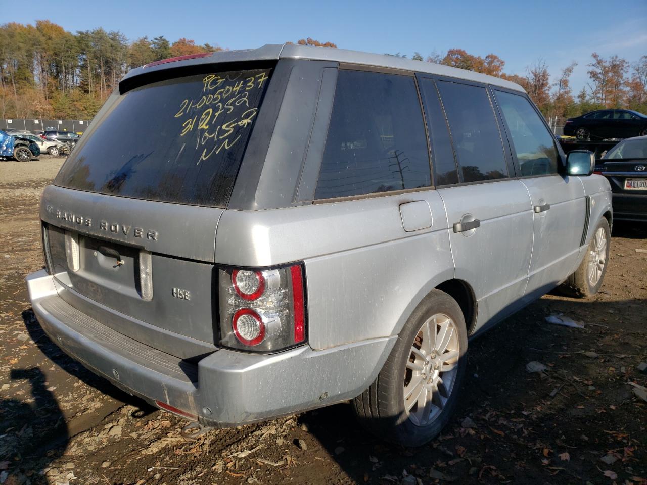 Photo 4 from auction – 2010 LAND ROVER RANGE ROVE with VIN SALME1D42AA312752