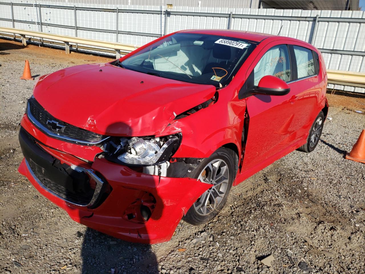 Photo 2 from auction – 2019 CHEVROLET SONIC LT with VIN 1G1JD6SB5K4135084