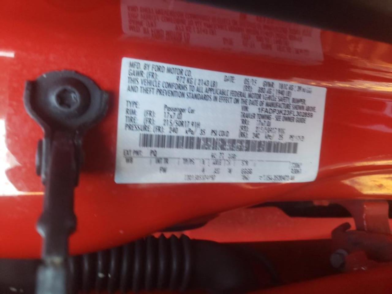 Photo 10 from auction – 2015 FORD FOCUS SE with VIN 1FADP3K23FL302859