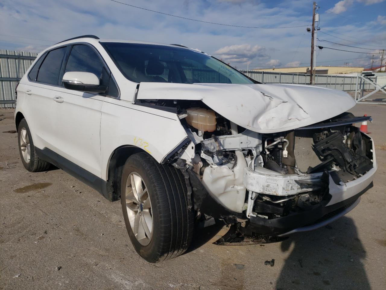 FORD EDGE SEL 2018 with VIN 2FMPK3J97JBB30375 - Photo from auction
