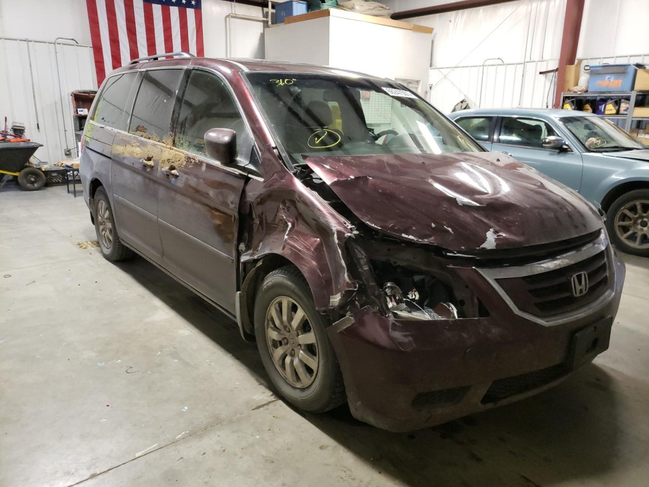 HONDA ODYSSEY EX 2010 with VIN 5FNRL3H68AB048129 - Photo from auction