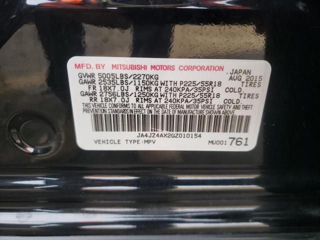 Photo 10 from auction – 2016 MITSUBISHI OUTLANDER with VIN JA4JZ4AX2GZ010154