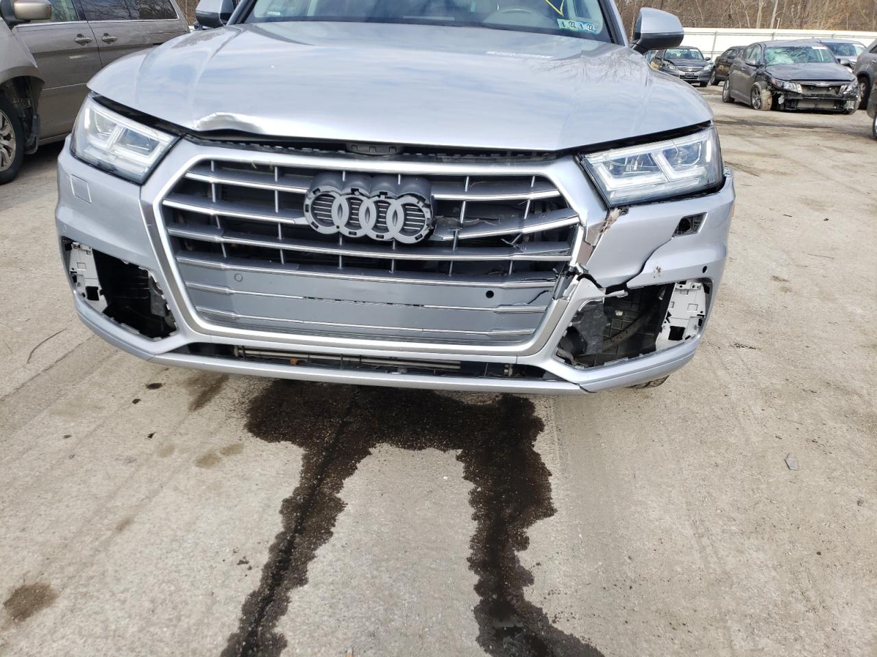 Photo 9 from auction – 2018 AUDI Q5 PREMIUM with VIN WA1BNAFY0J2036767