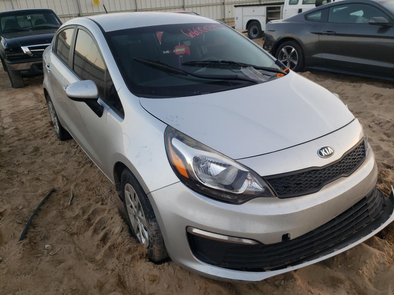 KIA RIO LX 2017 with VIN KNADM4A35H6014584 - Photo from auction