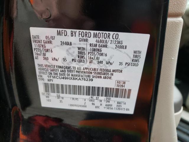 Photo 10 from auction – 2008 FORD ESCAPE HEV with VIN 1FMCU49HX8KA76239